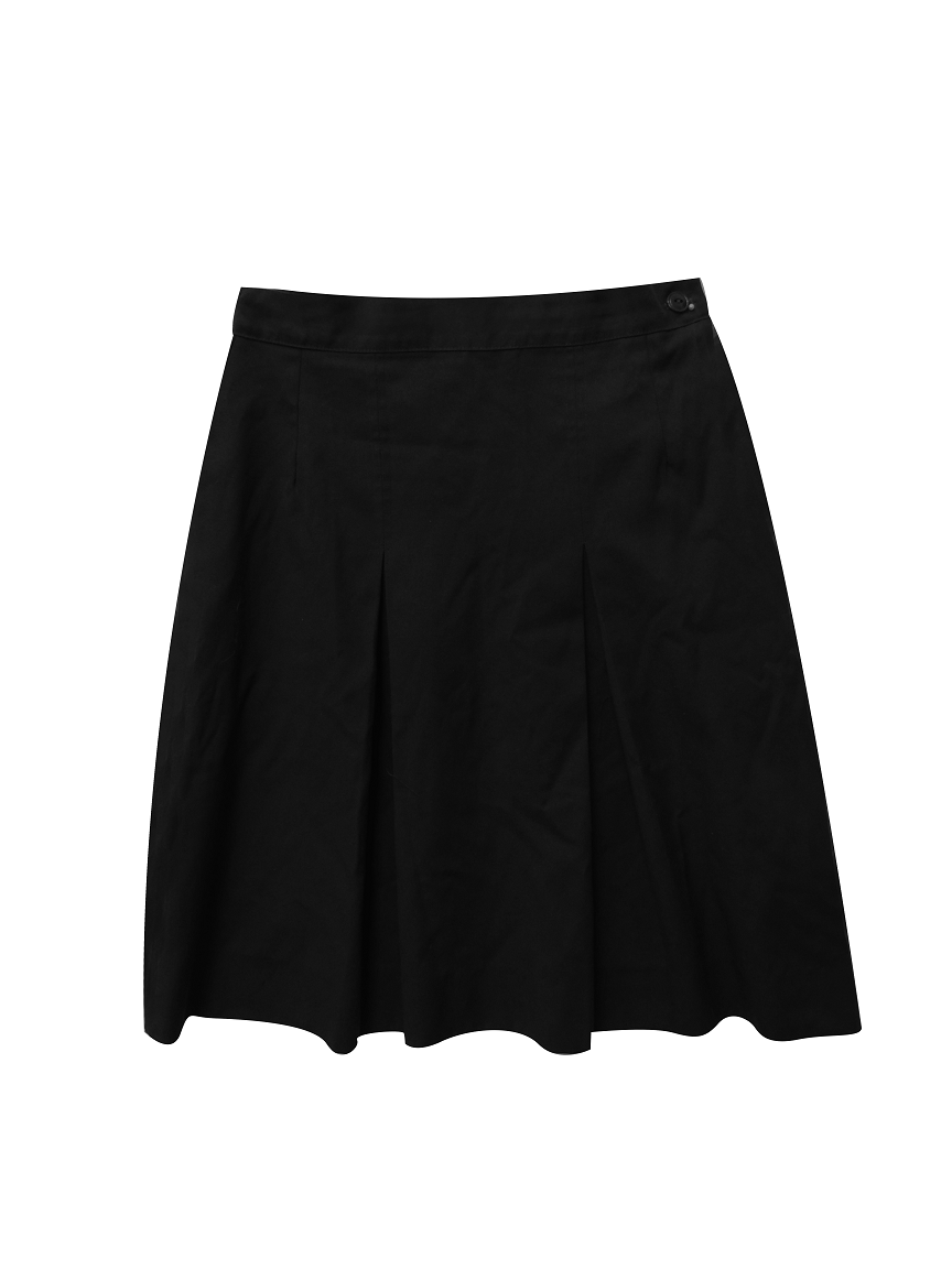 RANDWICK GIRLS - SKIRT BLACK PLEATED JUNIOR - Wileys Uniforms